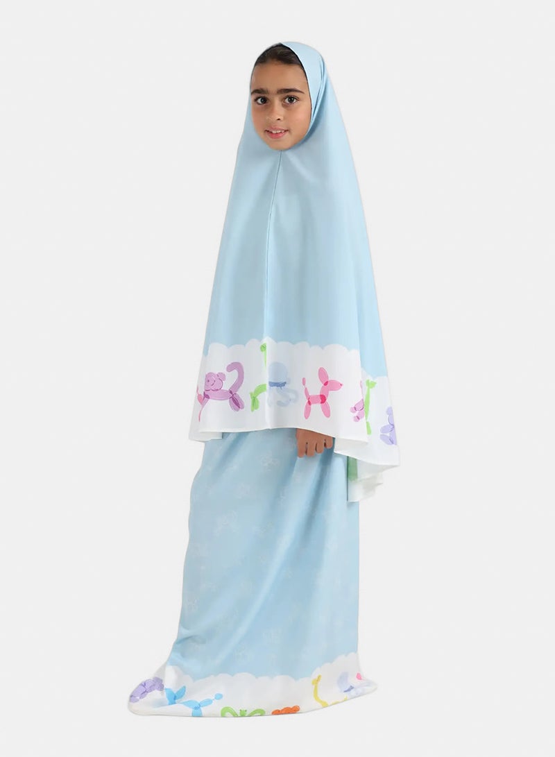 Carina Girly Prayer Set with Print Trim - Image 3