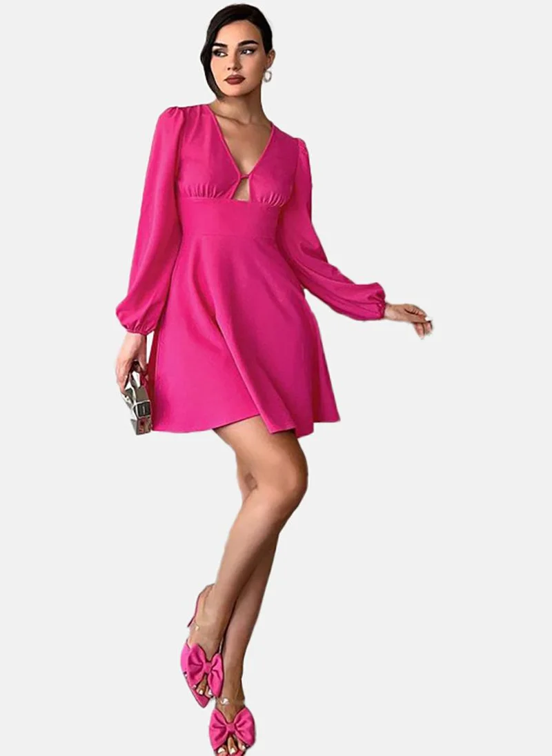 YUNIQEE Long Sleeve Mini Dress