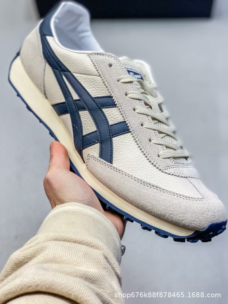 Putian Sports Shoes Onitsuka Tiger Leather Surface Fashionable Comfortable Cushioning Low-Top Classic Versatile Sports Slow - Image 1
