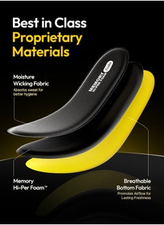 Frido Frido Hi Per Foam Max Comfort Insole For Men & Women, Relieves Arch Pain, Proprietary Hi Per Foam Orthotic Inserts, Pack of 1 Pair  - Image 3