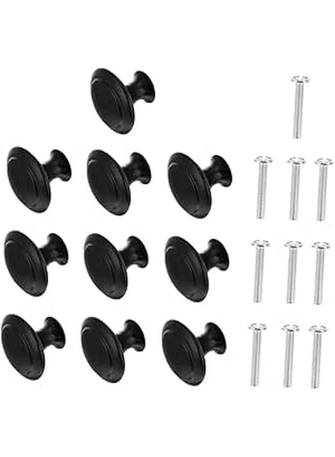 Mushroom Drawer Knobs 10 Sets Cabinet Handles Easy Installation For Kitchen Furniture - Image 1