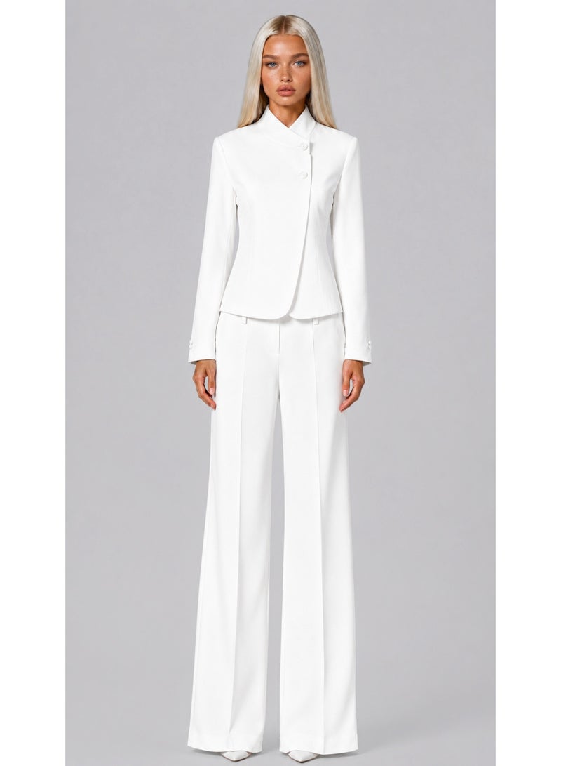 KYVELi Royal Tailored Suit Set – White - Image 2