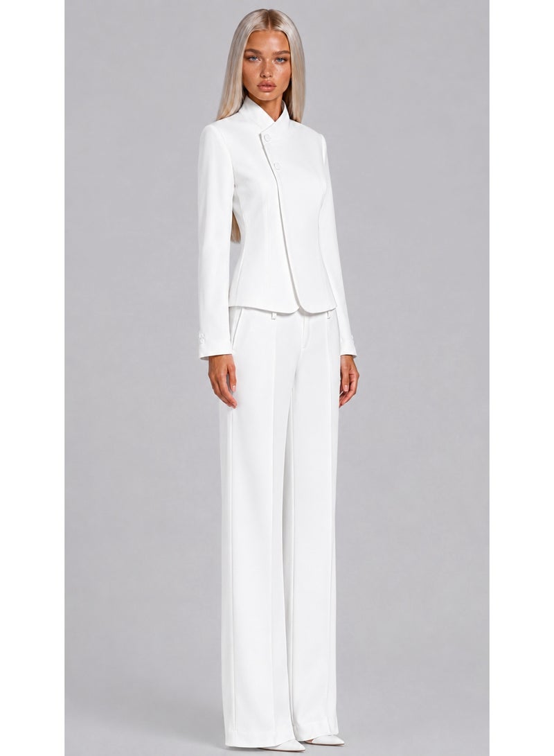 KYVELi Royal Tailored Suit Set – White - Image 4