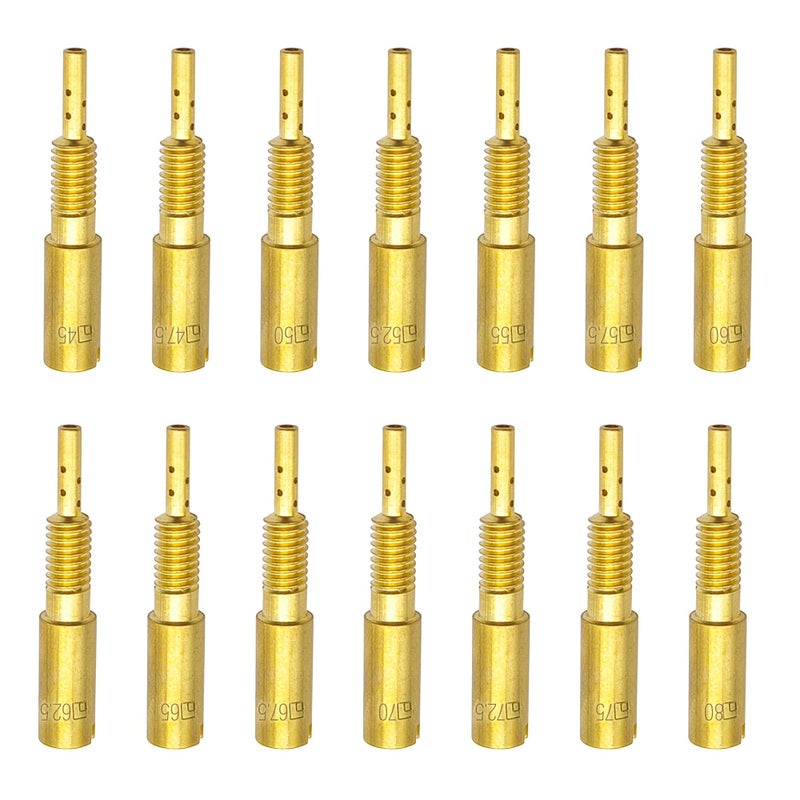 YGQ Pilot Jet Kit for Mikuni Carburetor HSR 42 RS 34 36 38 HS 40 TM338012 VM28486 Slow Jet 14Pcs 45 80 - Image 3