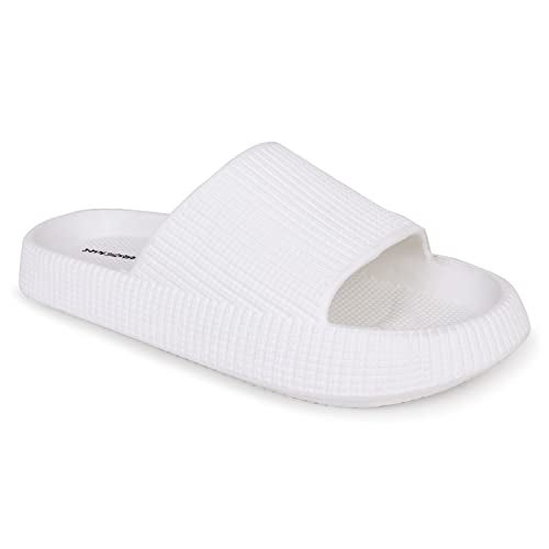 Hygear Men's Xpress White Slippers_8 UK (HG-GE-1004) - Image 1