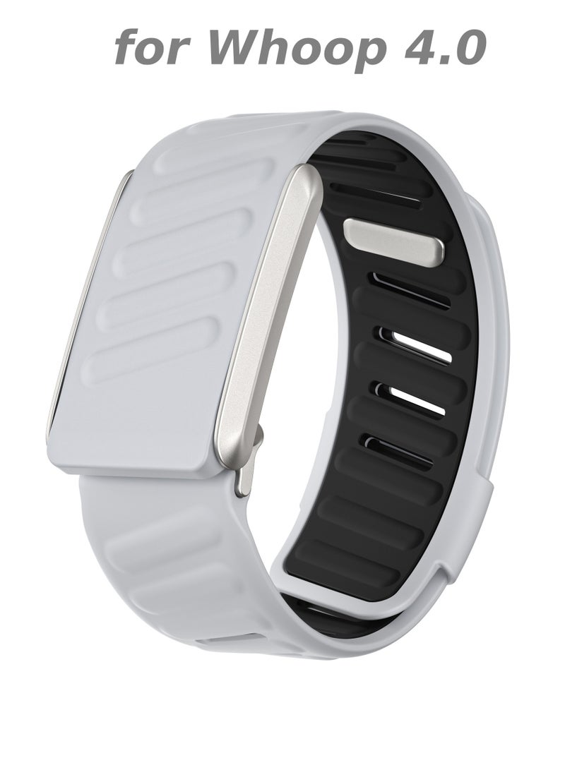 رِينْجِنْج سوار بديل رياضي من السيليكون متوافق مع جهاز تتبع  القابل للارتداء أنه متين 4.0اللياقة البدنية والنشاط هوب ومريح وجيد التهوية وحزام بديل قابل للتعديل سهل الاستخدام ومثالي لكل المناسبات - Image 1