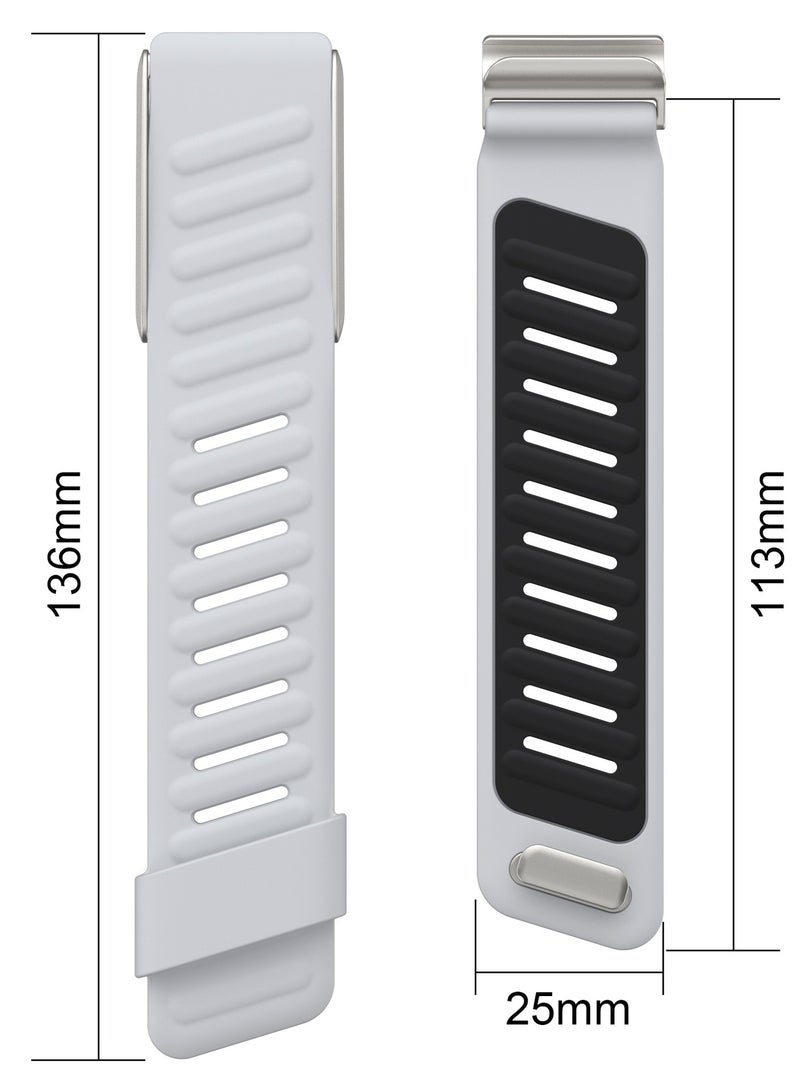 رِينْجِنْج سوار بديل رياضي من السيليكون متوافق مع جهاز تتبع  القابل للارتداء أنه متين 4.0اللياقة البدنية والنشاط هوب ومريح وجيد التهوية وحزام بديل قابل للتعديل سهل الاستخدام ومثالي لكل المناسبات - Image 4