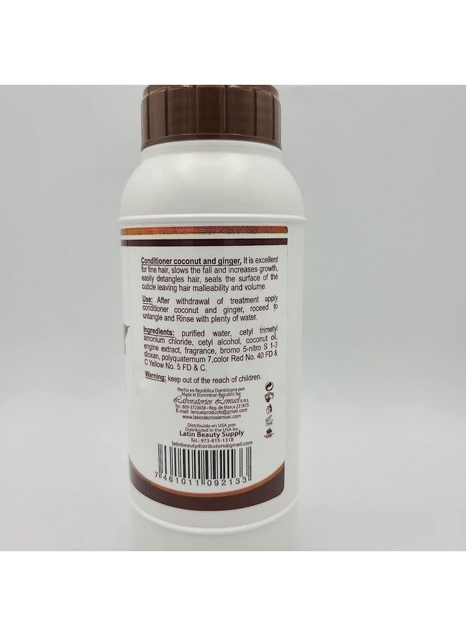 Lemuel Leche Cabra Coconut and Ginger Conditioner For Hair Loss 20oz - Image 2