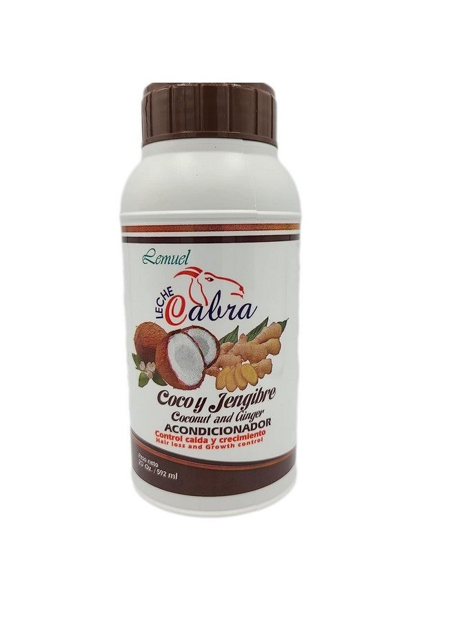 Lemuel Leche Cabra Coconut and Ginger Conditioner For Hair Loss 20oz - Image 1