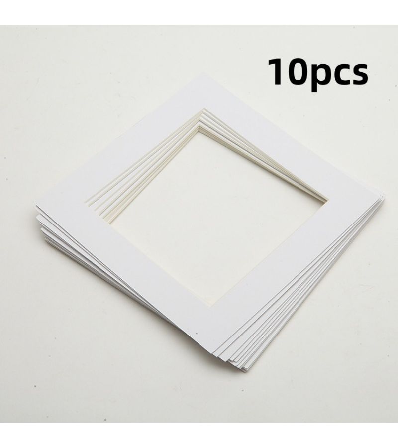 Rectangular Cardboard Photo Frames Pack Of 10 7 Inch Handmade Decoration - Image 4