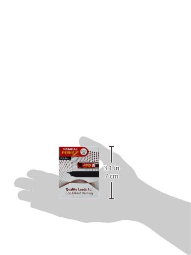 NATARAJ Lead Pointz 0.7mm 2BH Refill for Mechanical Pencils, Smooth Dark Lead, Break Resistant, Comfortable Grip for Writing, Everyday Writing Activities (Pack of 10) - Image 3
