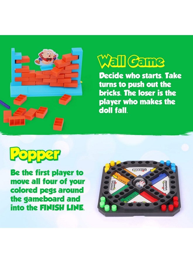 Point Games Travel Games 4-in-1 Airplane Travel Essentials, Road Trip Essentials Kids Fun Games, Easy Storage & Travel Friendly, Critical Thinking and Brain Development Skills - Image 4