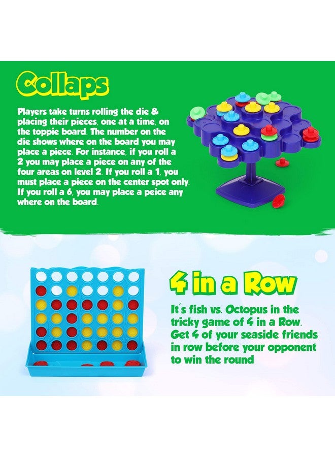 Point Games Travel Games 4-in-1 Airplane Travel Essentials, Road Trip Essentials Kids Fun Games, Easy Storage & Travel Friendly, Critical Thinking and Brain Development Skills - Image 5