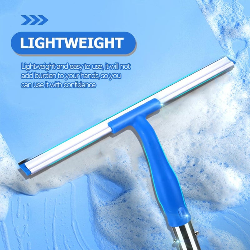 Healeved Expandable Window Cleaner Set with Microfiber Washing Wiper and Squeegee for Car Windows Shower Glass Doors Sliding Doors - Image 4