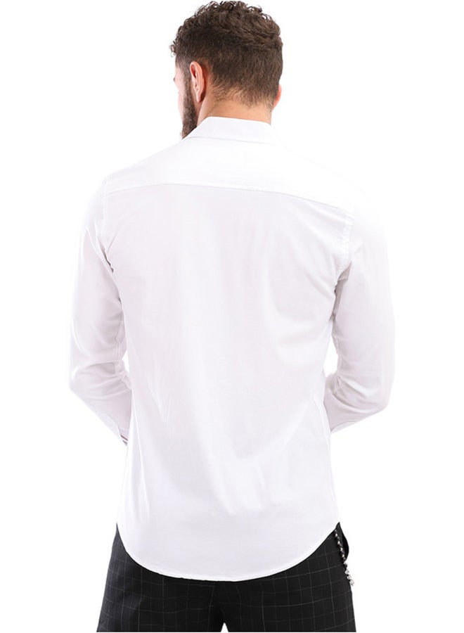 WHITE RABBIT Printed Long Sleeves Button Down Shirt - Image 3