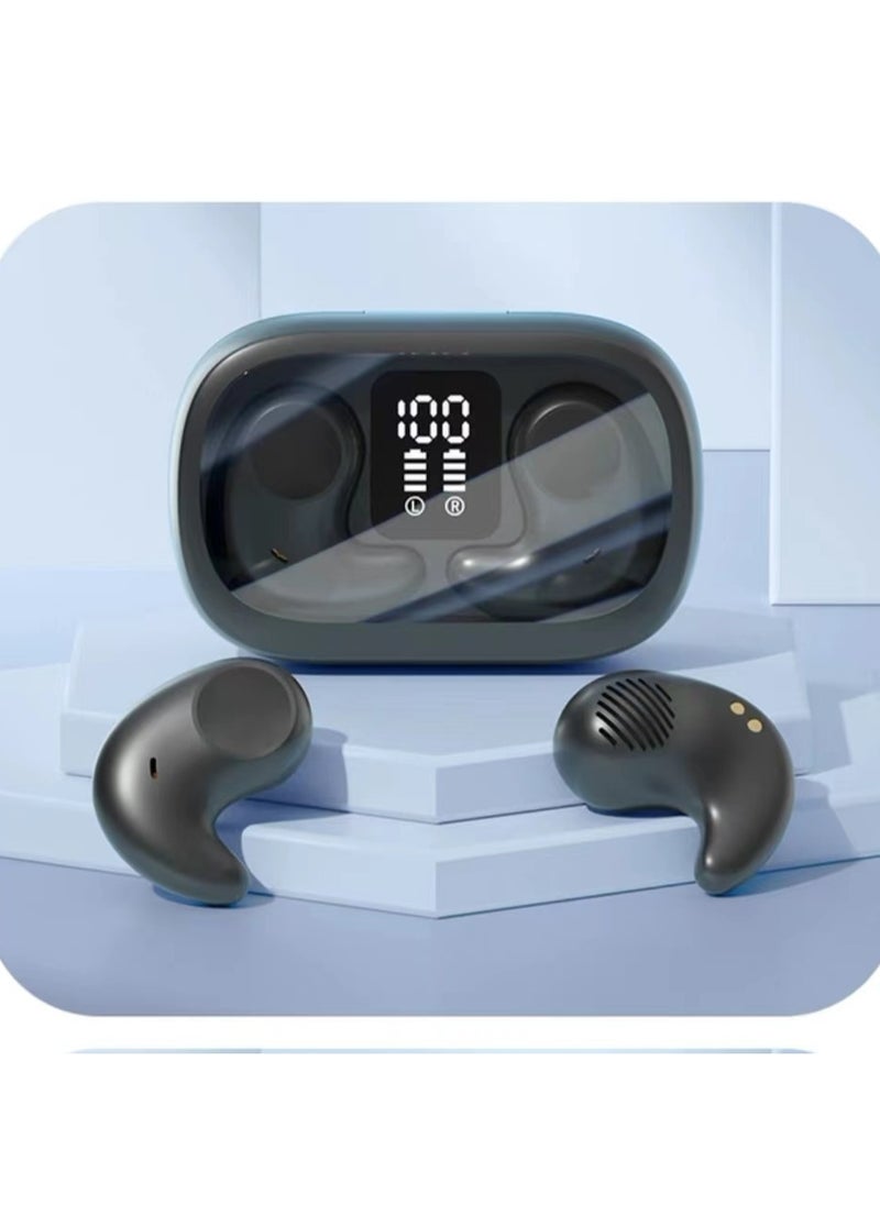 Ruicheng Wireless Bluetooth 5.3 earphones, suitable for both men and women's work and exercise, non in ear black  - Image 2