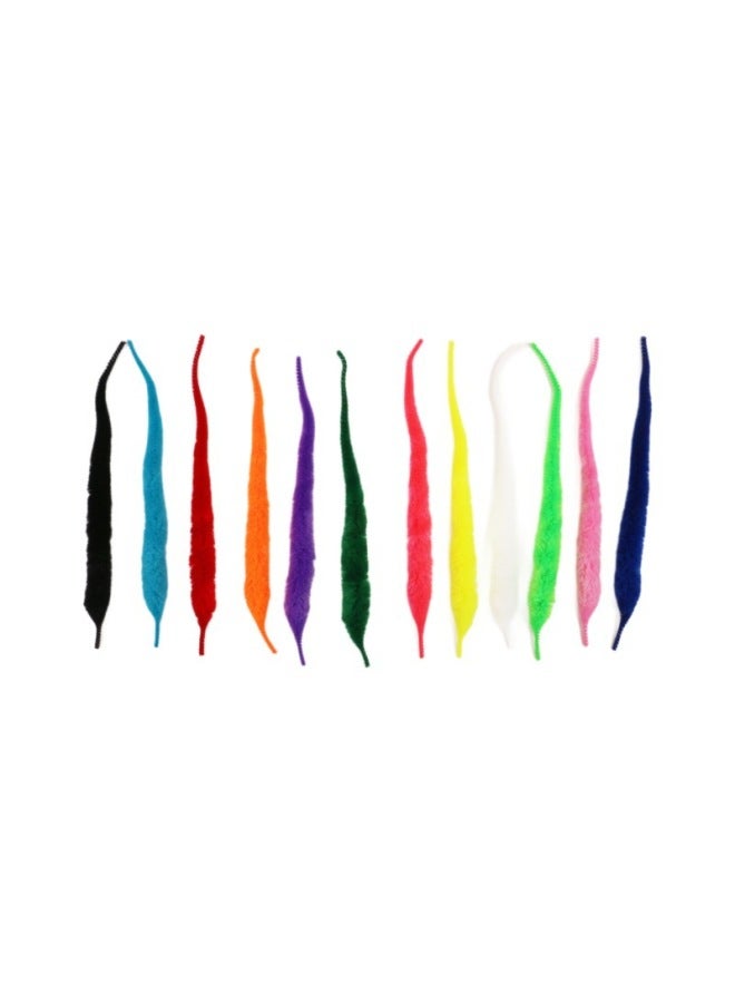 Caterpillar Naked Worm Without Eyes Seahorse Magic Props Trick Trick Toy-Color:Rose Red - Image 2