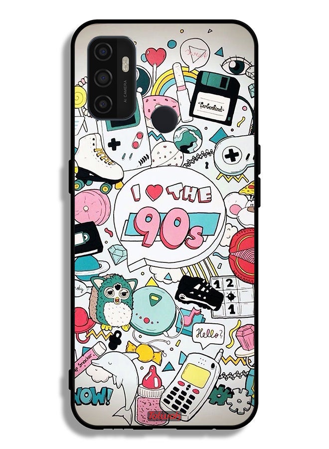Tolwak Oppo A33 (2020) Protective Case Cover I Love The 90s - Image 2