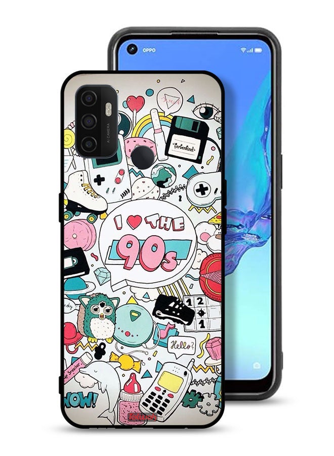 Tolwak Oppo A33 (2020) Protective Case Cover I Love The 90s - Image 1