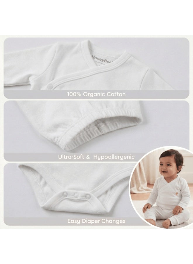 HoneyBee Newborn Essentials Set-100% Organic Cotton, 10-Pcs Baby Gift Set for Boys & Girls (0-3) - Made in Turkey - Image 3