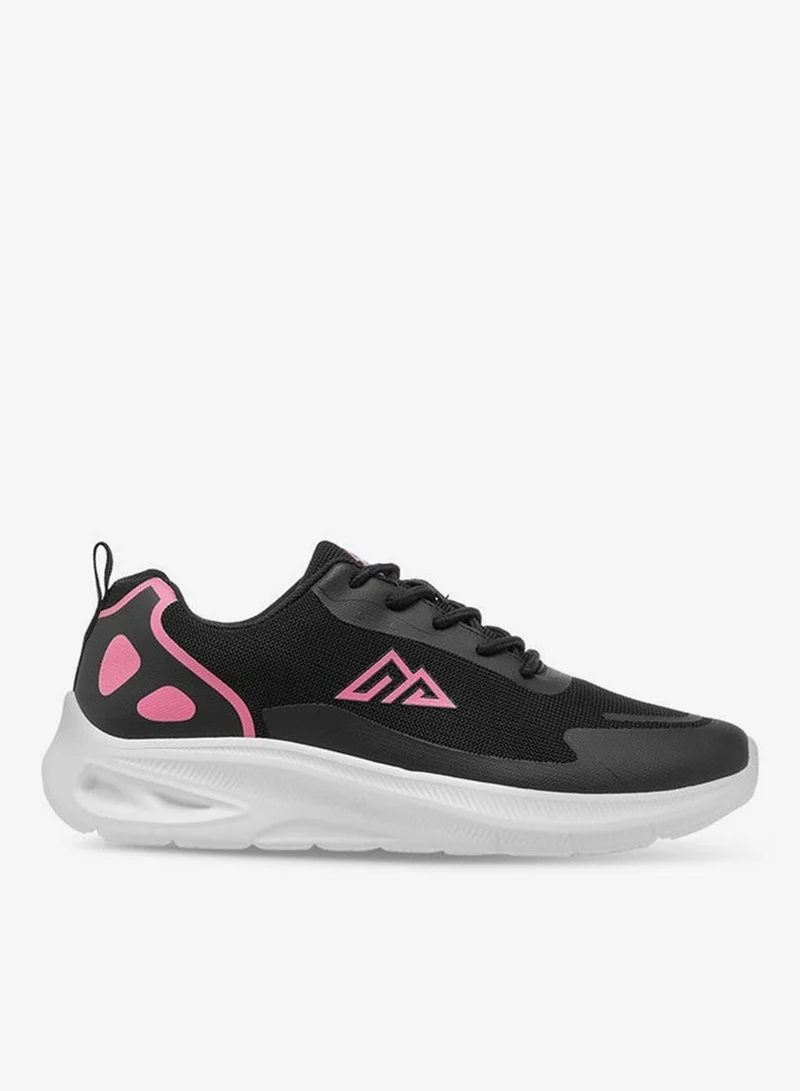 Textured Sports Shoes with Lace-Up Closure