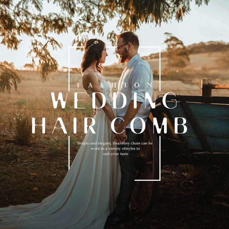 EVILD Pearl Bridal Hair Clip Wedding Hair Comb Gold Rhinestone Hair Accessories for Women(Gold) - Image 5