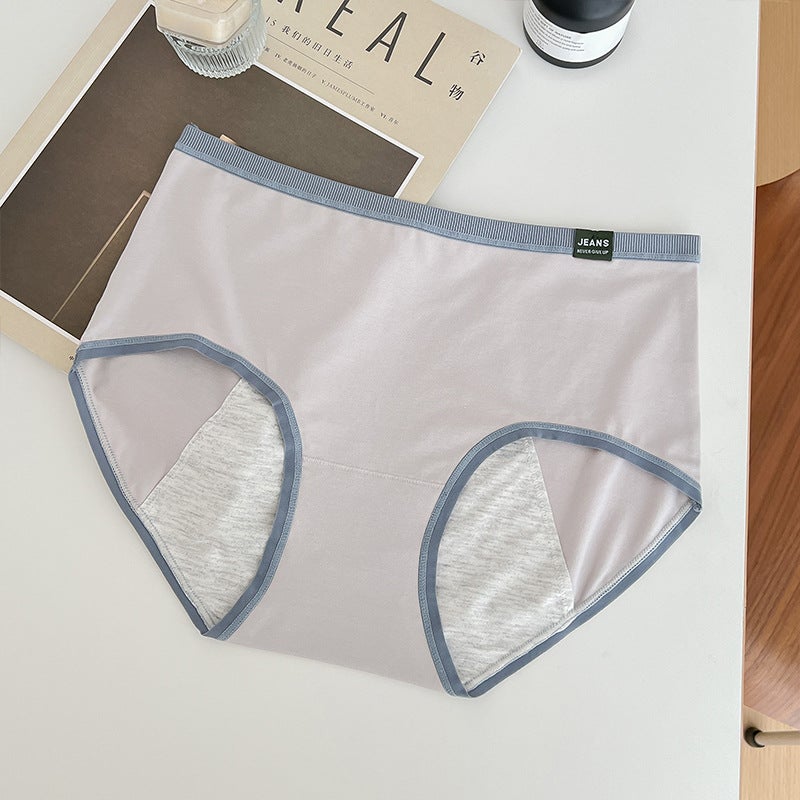 Creative Lightweight Plus-Size Period Panties Cold fog Ash
