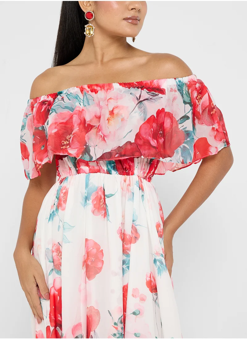 ايلا Floral Print Dress