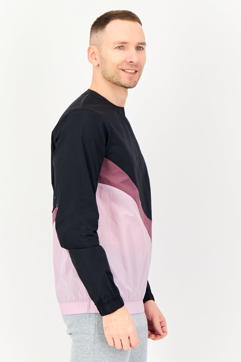 UNDER ARMOUR جاكيت خارجي بأكمام طويلة فضفاضة للرجال، متعدد الألوان - Image 2