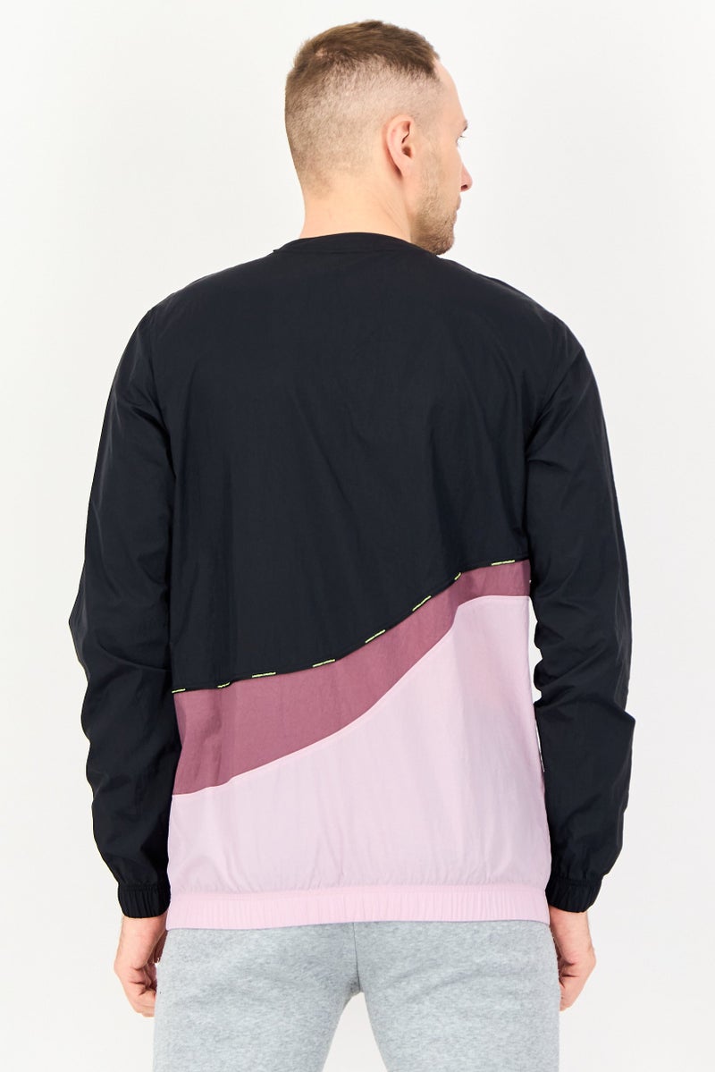 UNDER ARMOUR جاكيت خارجي بأكمام طويلة فضفاضة للرجال، متعدد الألوان - Image 4