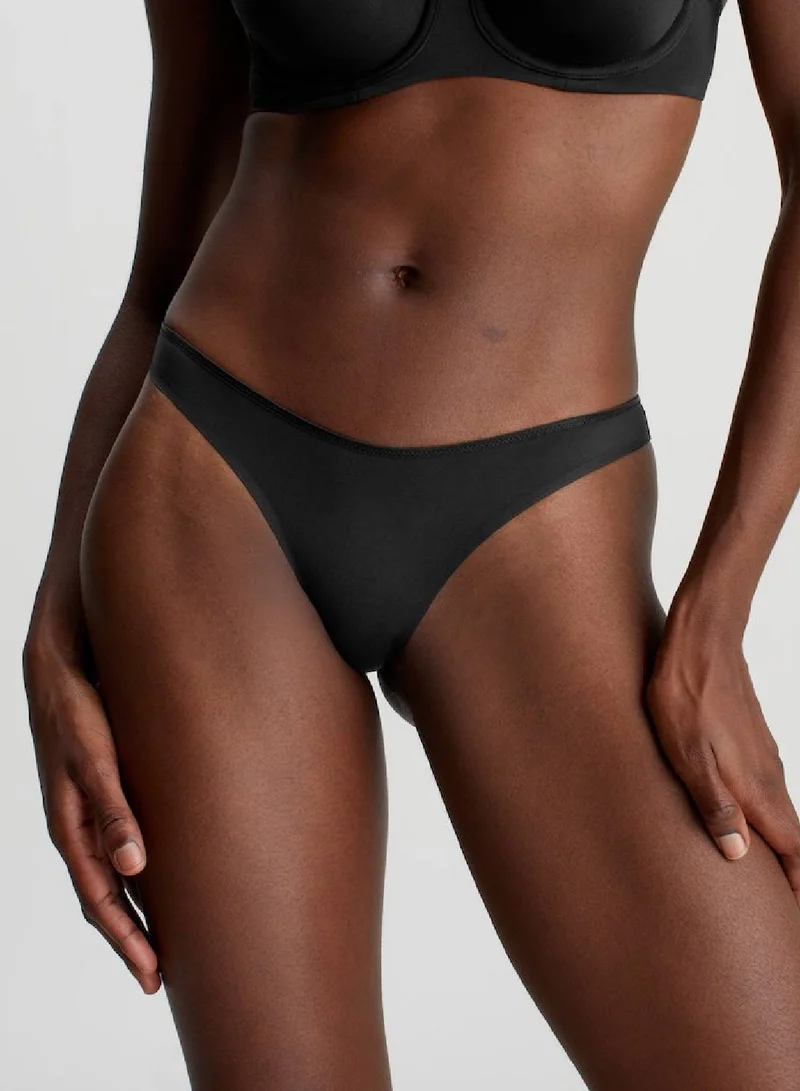 CALVIN KLEIN Women's Brazilian Briefs - Minimalist -  soft microfibre, Black