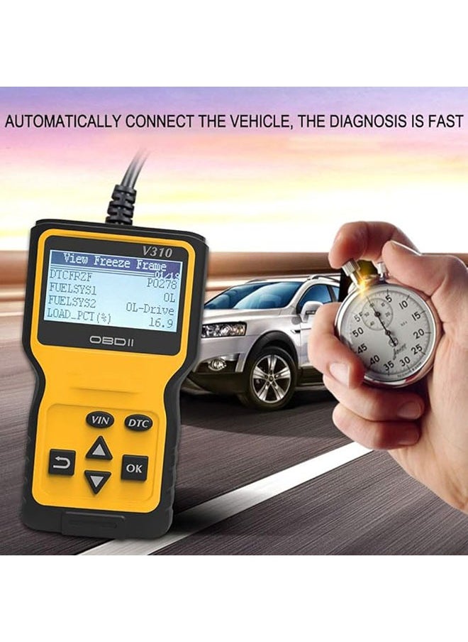 OBDII - OBD OBDII Scanner Code Reader Car Diagnostic Scanner Engine Fault Code Reader Detector Car Vehicle Scanning Tool - Image 1