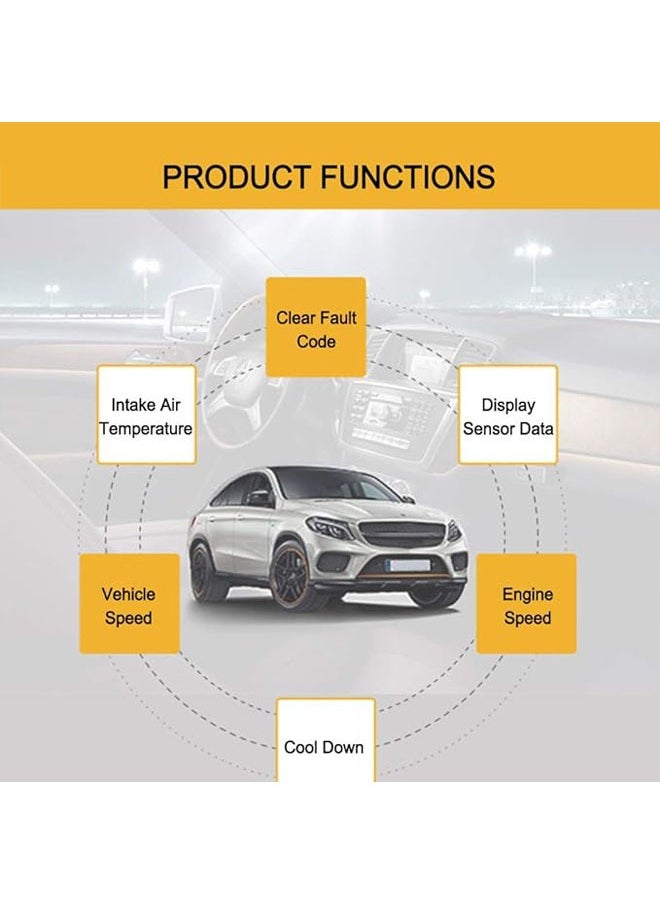 OBDII - OBD OBDII Scanner Code Reader Car Diagnostic Scanner Engine Fault Code Reader Detector Car Vehicle Scanning Tool - Image 1