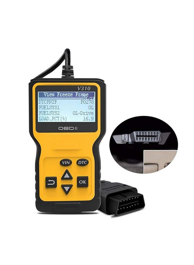 OBDII - OBD OBDII Scanner Code Reader Car Diagnostic Scanner Engine Fault Code Reader Detector Car Vehicle Scanning Tool - Image 1