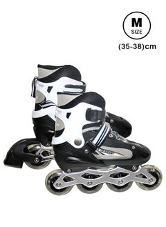 AGD 4-Wheel Adjustable Rollerskate With Led Flash Lights M(35-38)CM  - Image 1