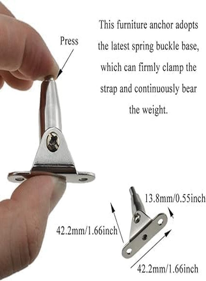 XIGSTA Baby Safety Earthquake Resistant| Anti Falling Durable and Reusable Device| Furniture Anti-Tip Anchor, Child Safety Straps| Child Safety Straps| Steel Cables Furniture Anchor Kit (2 Pack) - Image 4