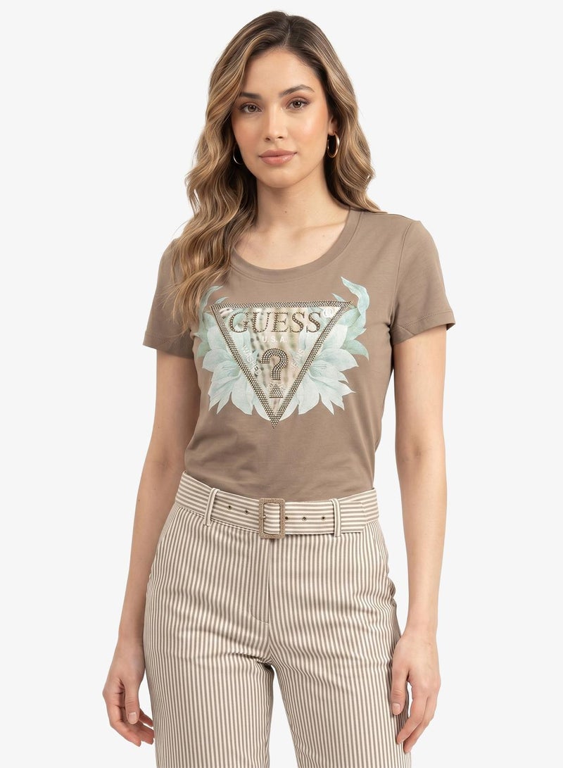 GUESS Crew Neck T-Shirt Slim Fit - Image 1