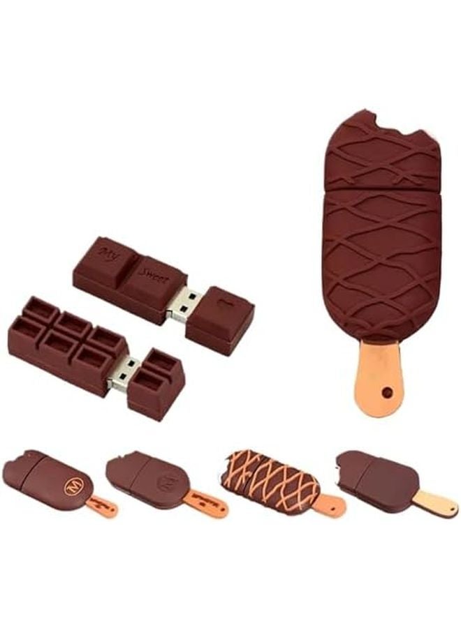 Cartoon Ice Cream USB 2 0 Flash Drive 4GB Memory Stick Gift For Kids - Image 3