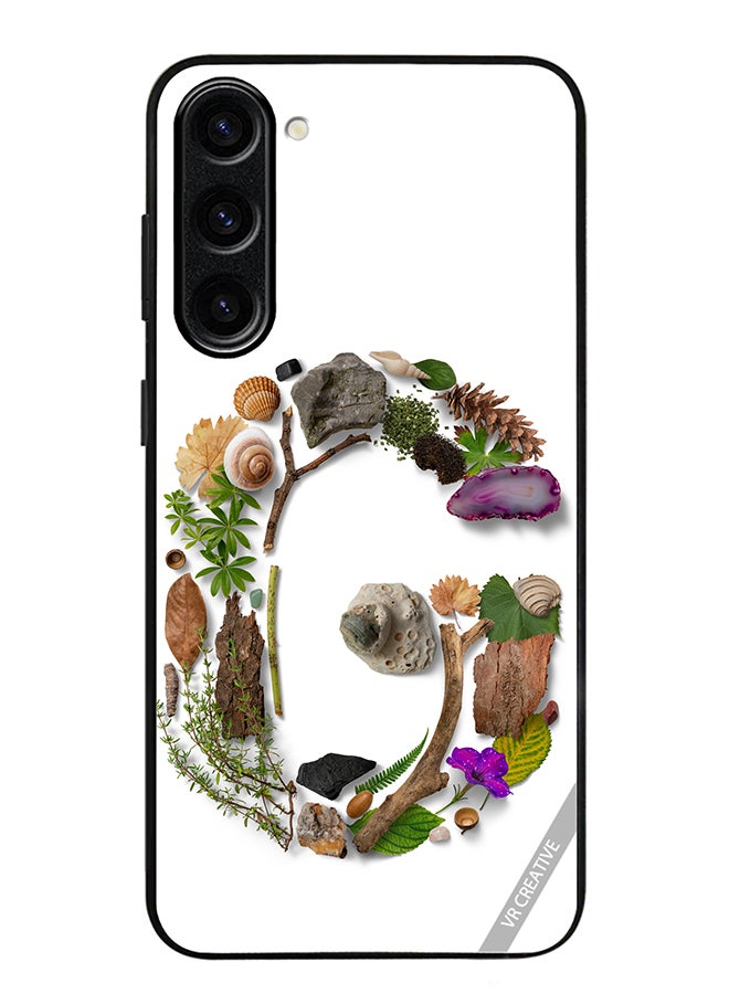 VR CREATIVE Protective Case Cover For Samsung Galaxy S23 FE Alphabet G Design Multicolour - Image 1