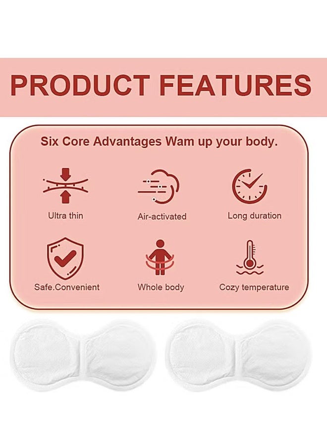 Hodaf Heat Patches for Period Pain Relief & Period Cramps, Portable Menstrual Heating Pad, Air-Activated Adhesive Heating Patches for Cramps, Suitable for All Skin Types (4 Packs) - Image 4