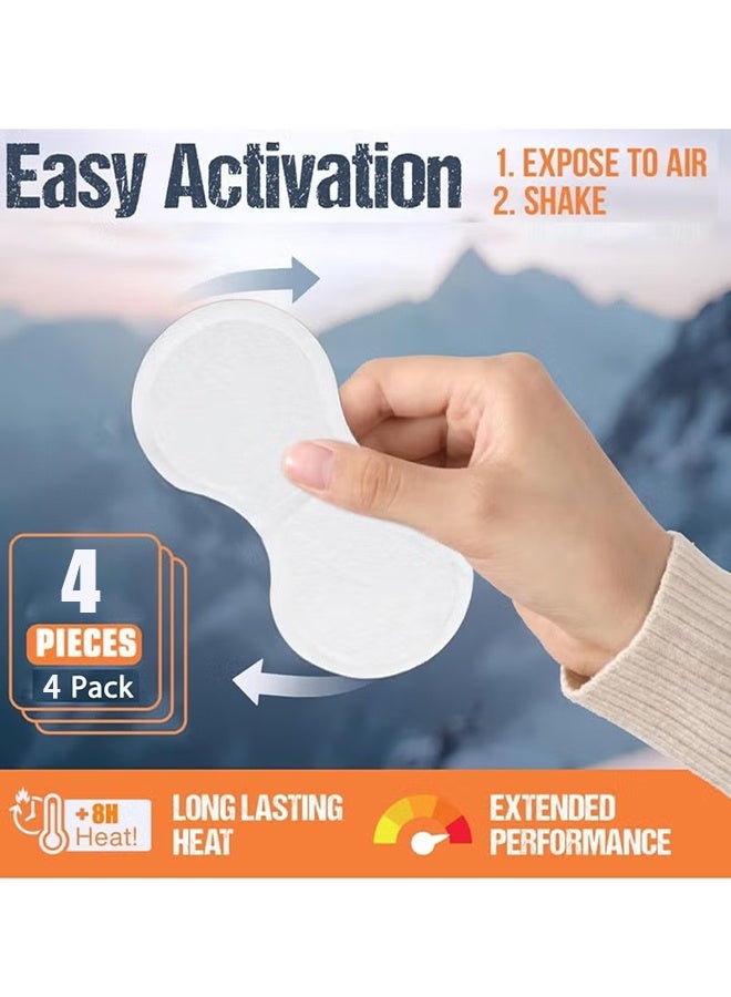 Hodaf Heat Patches for Period Pain Relief & Period Cramps, Portable Menstrual Heating Pad, Air-Activated Adhesive Heating Patches for Cramps, Suitable for All Skin Types (4 Packs) - Image 2