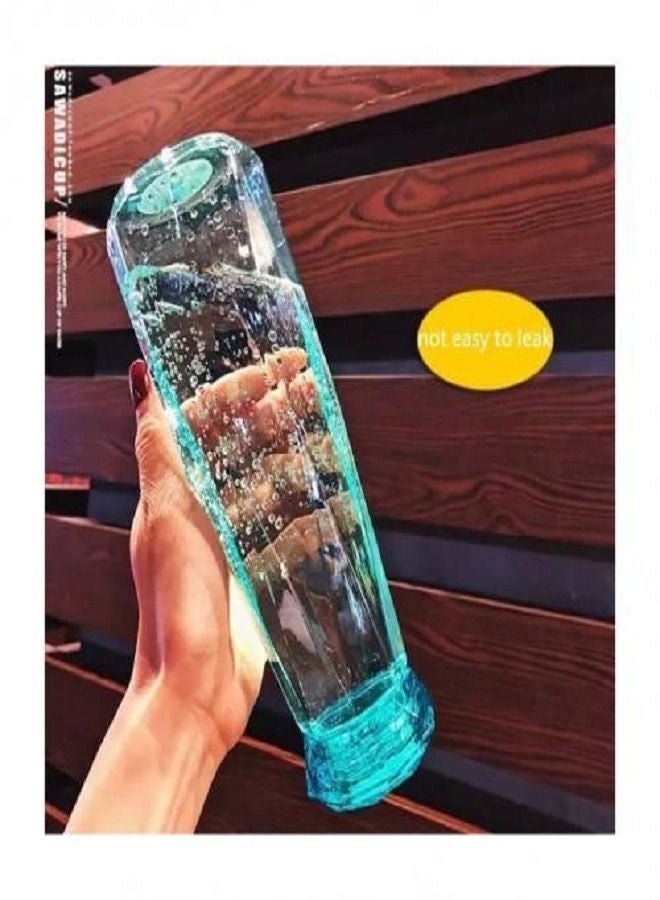 Water Bottle Glass 650 ml -Multicolour - Image 2