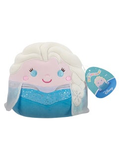 Squishmallows Disney Little Plush 8 inch Frozen Elsa Officially Licensed Kellytoy Plush Toy Colorful Soft Gift for Kids Girls & Boys Washable Squishy Stuff Toy Multicolor All Age  - Image 1