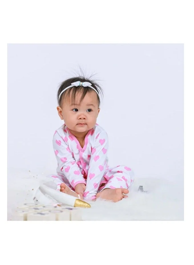 LUAY Premium Gift Box Set with The Baby Romper, Baby Feeding Bottle and Teddy Bear Best Hamper for Babies (6-9 M)