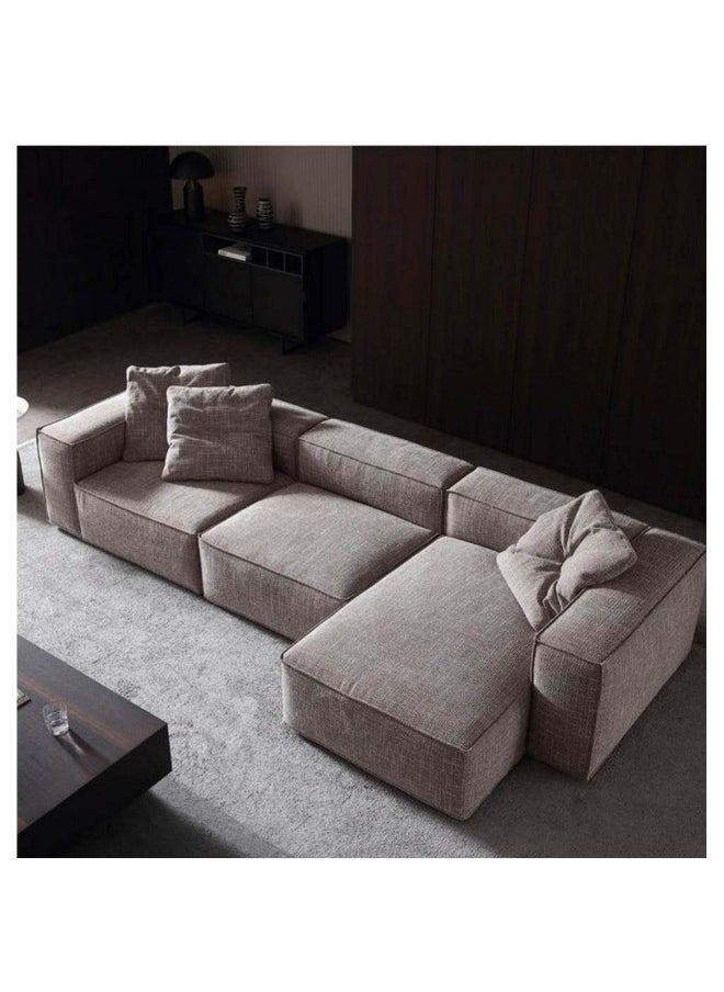 4 Seater L-shape Sofa 145×85×250×80 Cm - Beige - pzsku/Z4D0D9005F75D8A679482Z/45/_/1716823021/367065db-1c8b-42d4-9ac5-d9ddfe69f851