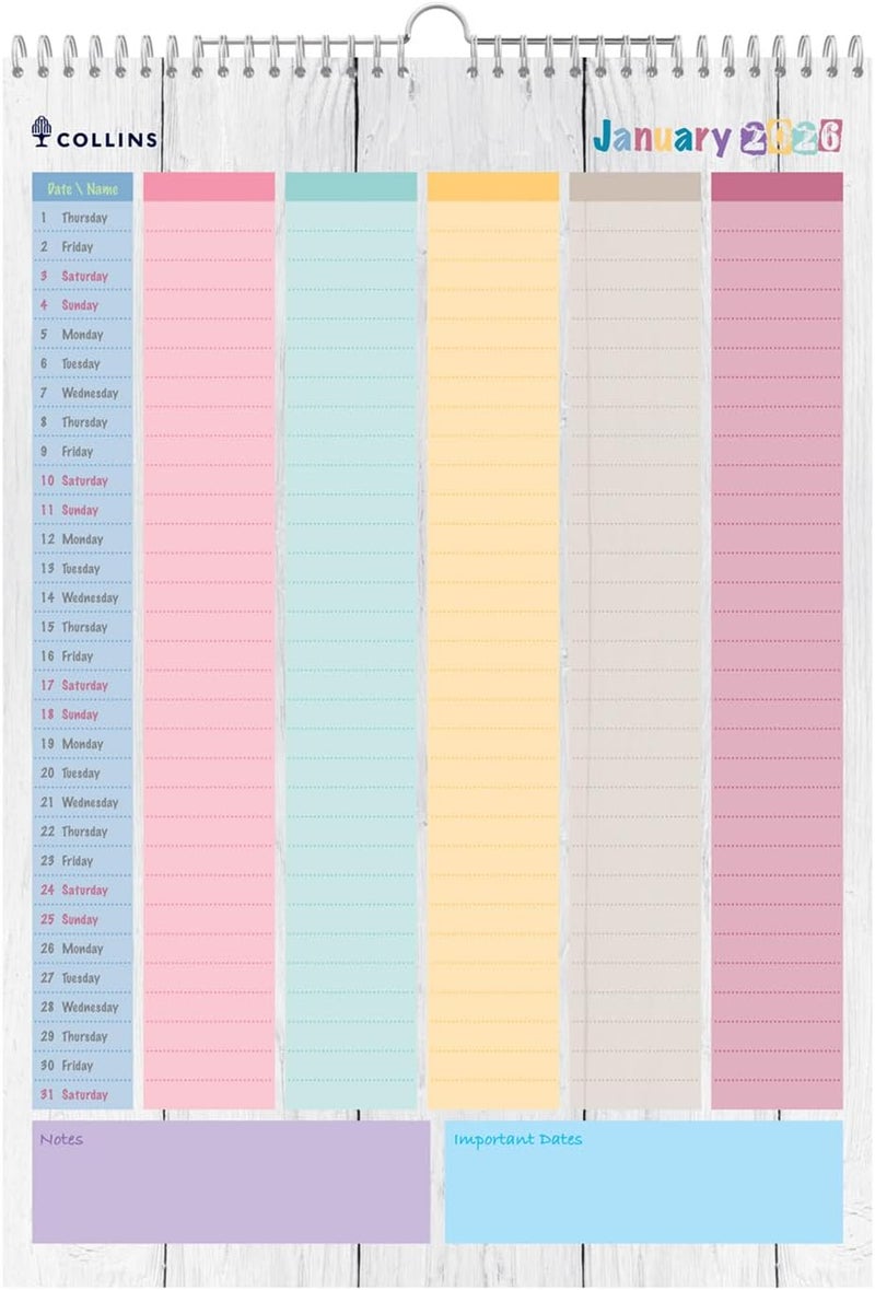 Collins - Brighton - Monthly Wall Calendar 2026 (BTFC135-26) - Image 2