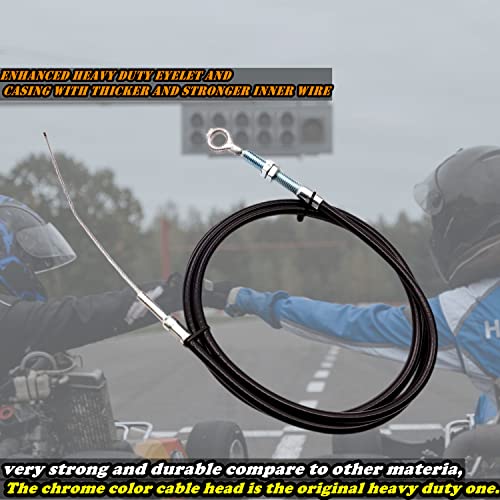 ‎Ran&Rode Go Kart Throttle Cable Go Cart Throttle Cable for Manco 8252-1390 ASW Go Kart Parts -Inner Wire 71 Inch Long - Image 3