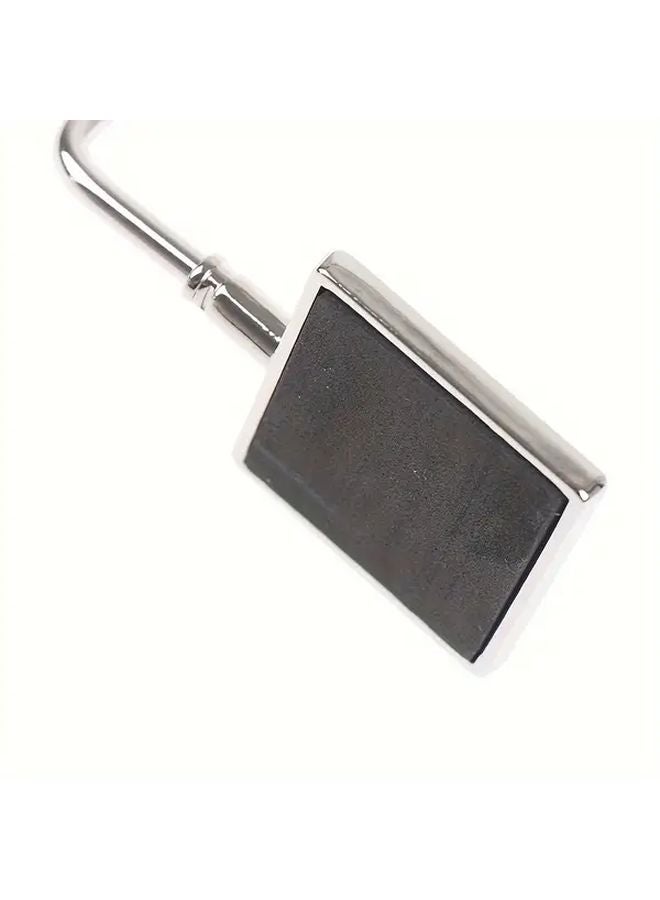 Modern Square Zinc Alloy Bag Hook Wall Mounted Table Edge Hanger For Accessories - Image 4