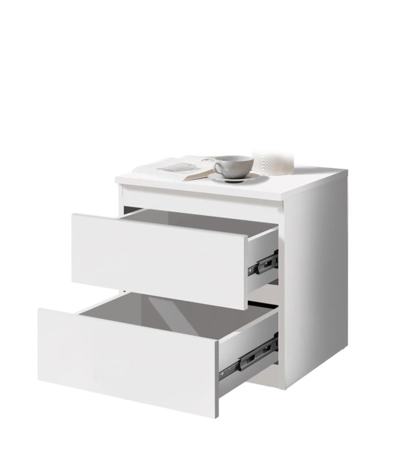 Furniture Store Modern MDF nightstand - Height 45 cm - Width 40 cm - Depth 32 cm, from Furniture Store. - Image 4
