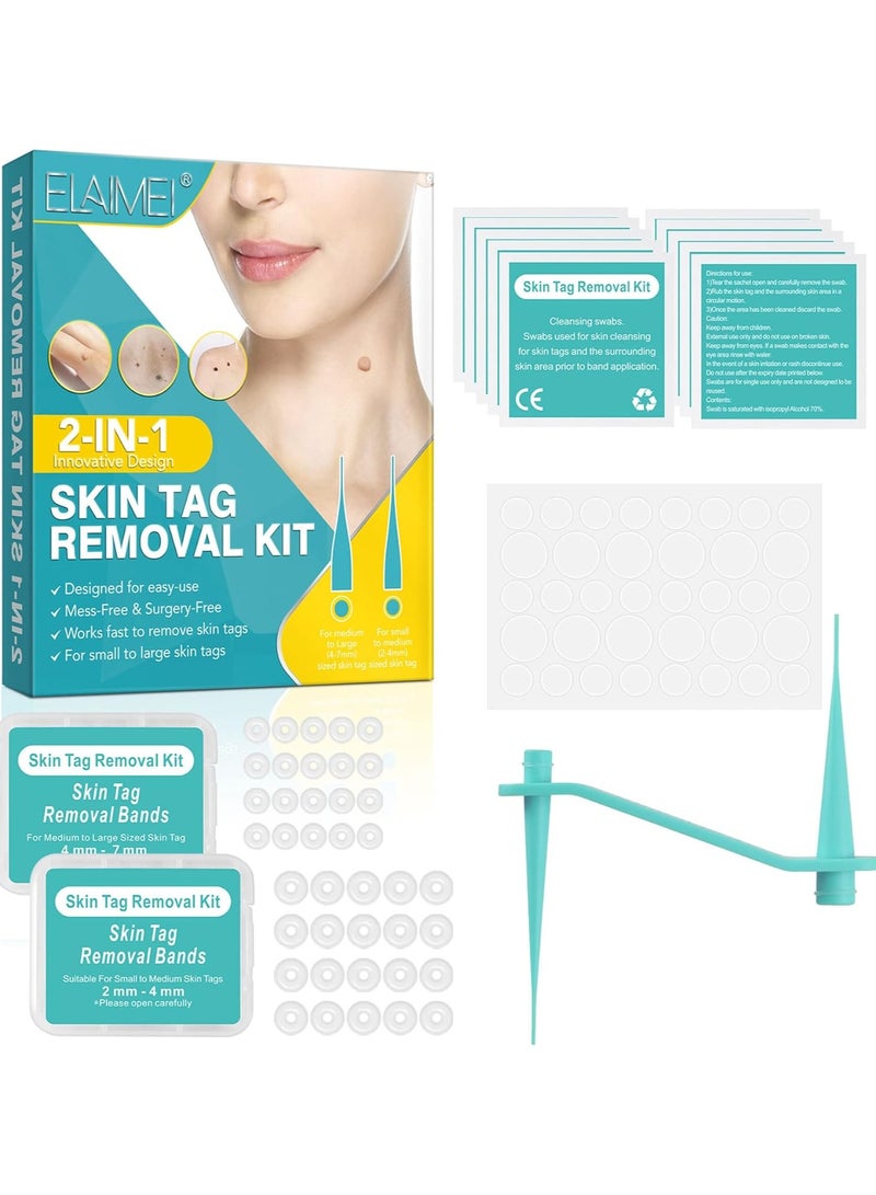 Elaimei Skin Tag Remover, FDA-Cleared Skin Tag Removal Kit Device, Safe and Effective Home Use  - Image 1